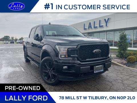2020 Ford F-150 LARIAT, Black Package, Moonroof, One Owner!!