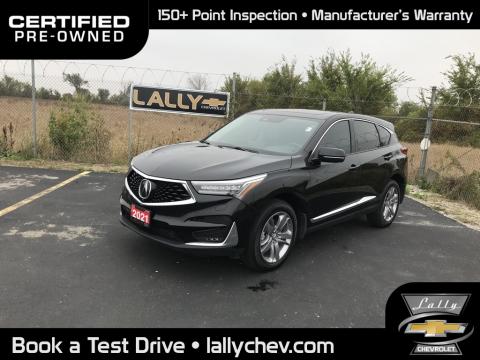 2021 Acura RDX SH-AWD**LEATHER**HEATED AND COOLED