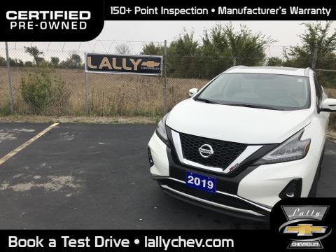 2019 Nissan Murano SL**LOCAL TRADE**ONE OWNER**AWD**SUNROOF**LOW KMS*